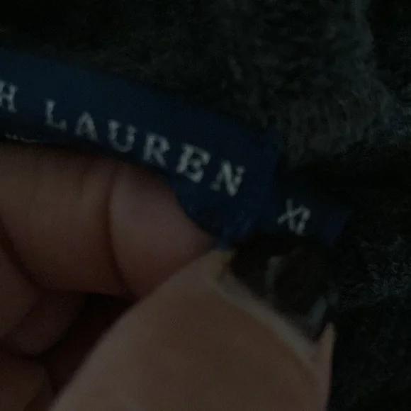 RALPH LAUREN SLEEVELESS WOOL BLEND TURTLENECK DRESS TWO TONE KNEE LENGTH SIZE XL - Picture 6 of 8